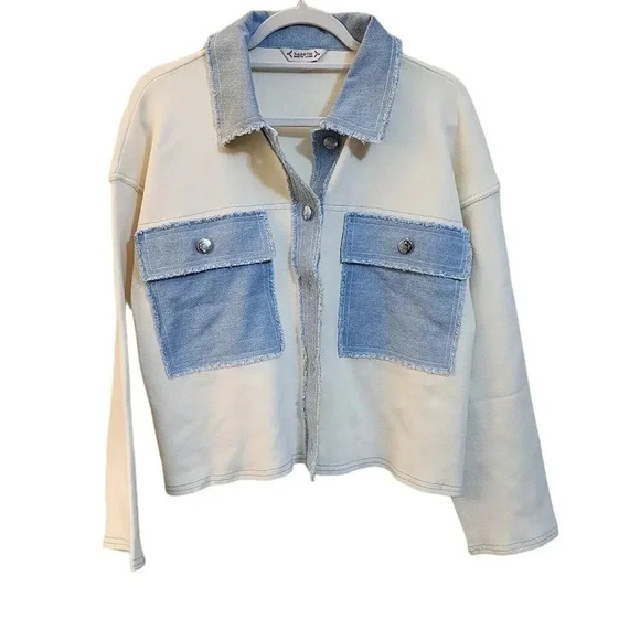 Nanette Lepore Women's NWT Two-Tone Jacket L - Picture 1 of 5